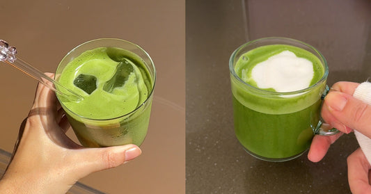 Hot vs iced matcha latte maison matcha