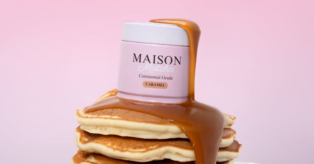 Maison Matcha Caramel ceremonial matcha naturally sweet sourced from Uji