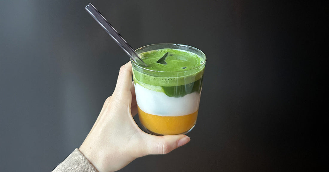 Iced Mango Matcha Latte Recipe