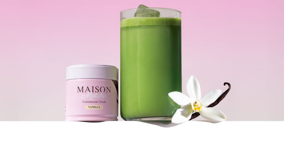 Maison Matcha Vanilla ceremonial-grade uji matcha