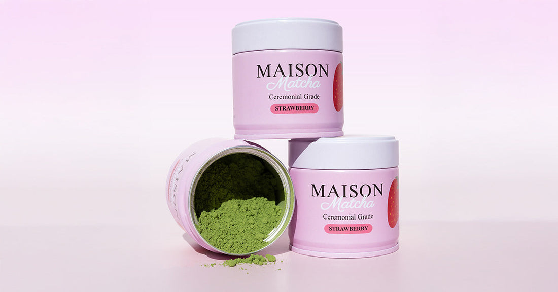 Maison Matcha strawberry ceremonial uji matcha no added sugar