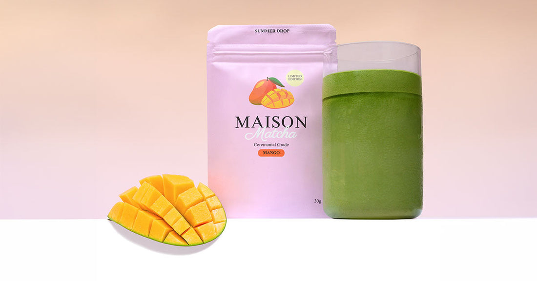 Maison Matcha new limited summer edition mango matcha powder