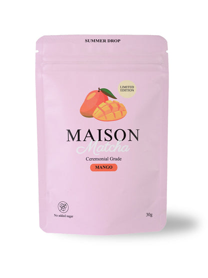 Maison Matcha Mango matcha powder limited summer edition 30g no added sugar
