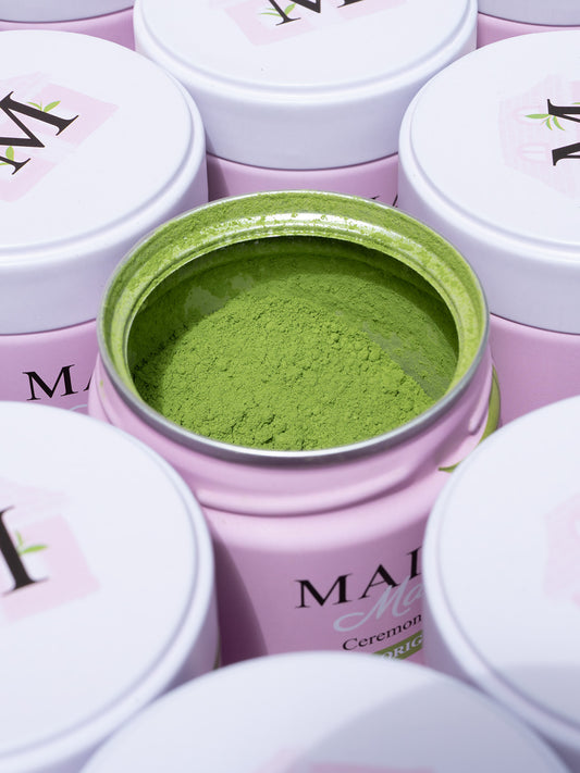 Maison Matcha Ceremonial Original matcha powder fresh and vibrant green