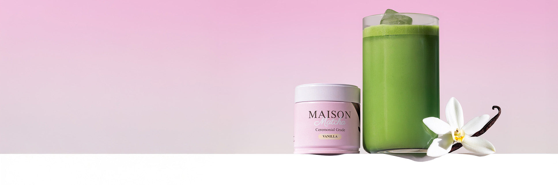 Maison Matcha Vanilla ceremonial matcha powder from Uji, Japan