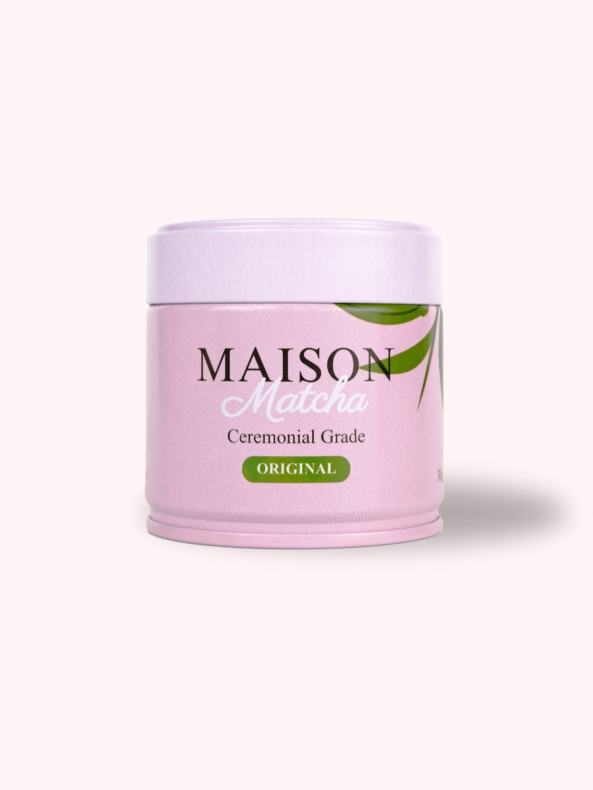 Maison Matcha Ceremonial Grade Original Matcha 30g can on white background